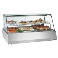 Vitrină termică 3 / 1GN, sticla curbata, 306052, Bartscher