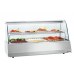 Hot display unit Bartscher  3 / 1GN, with rounded panoramic front glass