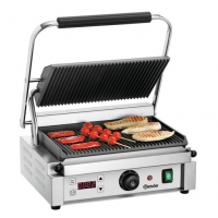 Grila de contact Panini 1RDIG, A150684, Bartscher