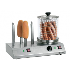 Аппарат для приготовления хот-догов, 4 стойки для разогрева булок, Bartscher 