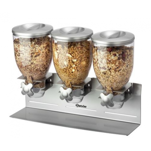 3-piece cereal dispenser Bartscher