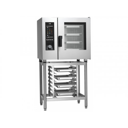 Combi oven gas Steambox Evolution Giorik T model (with instant steam and touchscreen) SETG061W