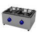 Gas cookers top 2 burners, transversal Primax Chef serie Safari MG0601