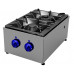 Gas cookers top 2 burners, longitudinal Primax Chef serie Safari MG0602