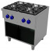 Gas cooking range4 burners - Open stand, Primax Chef serie Safari MG0665