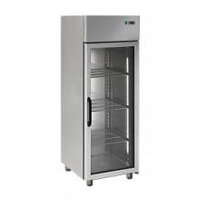 Glass door Low Temperature Stainless Steel Refrigerated Cabinet with 1 Neon light inside Tecnodom AF04EKOBTPV
