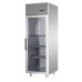Холодильный шкаф 600 с стеклянной дверью, нормальной температурой, из нержавеющей стали, с 1 неоновым светом внутри,Tecnodom AF06EKOMTNPV
