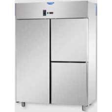 Dulap frigorific 1200 cu 3 uși , cu temperatură normală , din oțel inoxidabil, Tecnodom A312EKOMTN