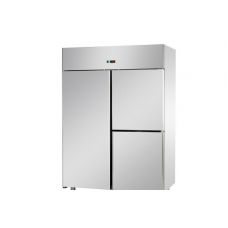 Dulap frigorific 1200 cu 3 uși , cu temperatură joasă, din oțel inoxidabil, Tecnodom A312EKOMBT