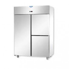 Холодильный шкаф 1200 с 3 дверьми, из нержавеющей стали ,предназначенный для удаленного конденсационного блока нормальной температуры, Tecnodom A312EKOMTNSG