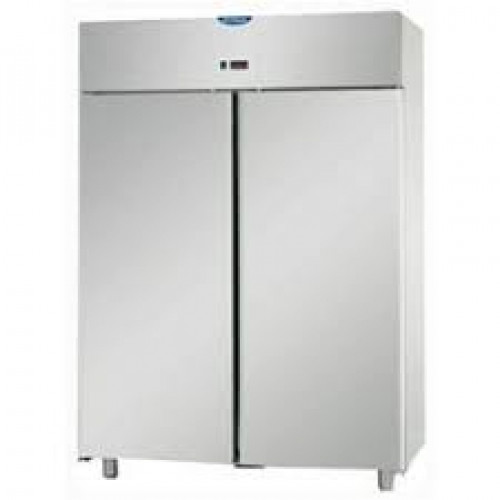 Холодильный шкаф 1200 с 2 дверьми, из нержавеющей стали ,предназначенный для удаленного конденсационного блока низкой температуры, Tecnodom AF12EKOMBTSG