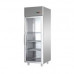 Glass door Low Temperature Stainless Steel GN 2/1 Refrigerated Cabinet with 1 Neon light inside , Tecnodom AF07EKOMBTPV