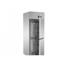 Холодильный шкаф 600x400 из нержавеющей стали, для кондитерских изделий,с 2 маленькими дверьми, с нормальной температурой, Tecnodom A207EKOMTNPS