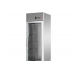 Холодильный шкаф 600x400 из нержавеющей стали, для кондитерских изделий,с стеклянной дверью, с низкой температурой, с 1 неоновым светом внутри,Tecnodom AF07EKOMBTPSPV