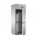 Холодильный шкаф GN 2/1 из нержавеющей стали,с 2 маленькими дверьми, предназначенный для удаленного конденсационного блока нормальной температуры,Tecnodom A207EKOMTNSG