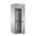 Холодильный шкаф GN 2/1 из нержавеющей стали,с 2 маленькими дверьми, предназначенный для удаленного конденсационного блока низкой температуры,Tecnodom A207EKOMBTSG