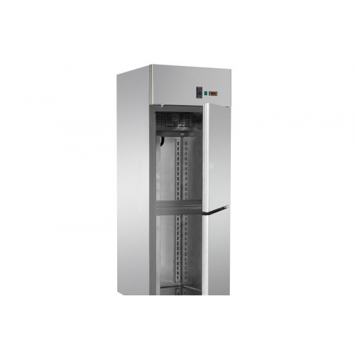 Dulap frigorific GN 2/1, static, cu 2 uși mici, din oțel inoxidabil,pentru carne , cu temeperatura normală, Tecnodom A207EKOESAC