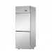 Dulap frigorific GN 2/1, static, cu 2 uși mici, din oțel inoxidabil , cu temeperatura dublă (LT + LT), Tecnodom A207EKONN
