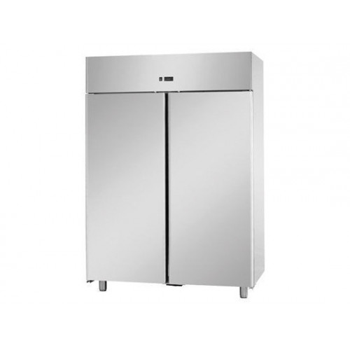 2 doors Normal Temperature Stainless Steel GN 2/1 Refrigerated Cabinet, Tecnodom AF14EKOMTN