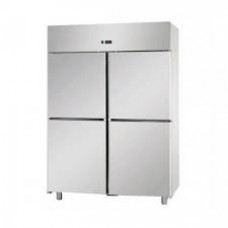 Dulap frigorific GN 2/1, static, cu 4 uși mici , din oțel inoxidabil , cu temeperatura joasă, Tecnodom A414EKOMBT