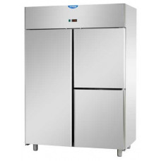 Холодильный шкаф GN 2/1 из нержавеющей стали, с 3 дверьми, с низкой температурой ,Tecnodom A314EKOMBT