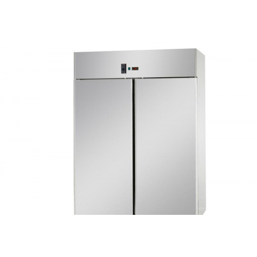 Холодильный шкаф GN 2/1 из нержавеющей стали, для рыбы, с 2  дверьми, с нормальной температурой , Tecnodom AF14EKOMTNFH