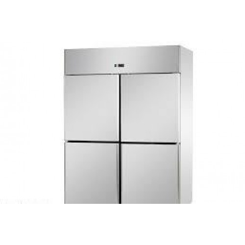 Холодильный шкаф GN 2/1 из нержавеющей стали, для рыбы, с 4 маленькими дверьми, с нормальной температурой , Tecnodom A414EKOMTNFH