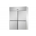 4 half doors Normal Temperature Stainless Steel GN 2/1 Refrigerated Fish Cabinet , Tecnodom A414EKOMTNFH