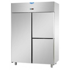 Dulap frigorific 600x400, static, cu 3 uși , pentru patiserie, din oțel inoxidabil , cu temeperatura normală, Tecnodom A314EKOMTNPS