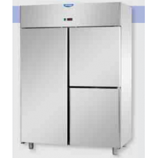 Холодильный шкаф 600x400 из нержавеющей стали, для кондитерских изделий с 3  дверьми, с низкой температурой , Tecnodom A314EKOMBTPS