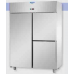 Холодильный шкаф 600x400 из нержавеющей стали, для кондитерских изделий с 3  дверьми, с низкой температурой , Tecnodom A314EKOMBTPS