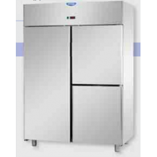 3 doors Stainless Steel GN 2/1 Refrigerated Cabinet designed for Normal Temperature remote condensing unit  , Tecnodom A314EKOMTNSG