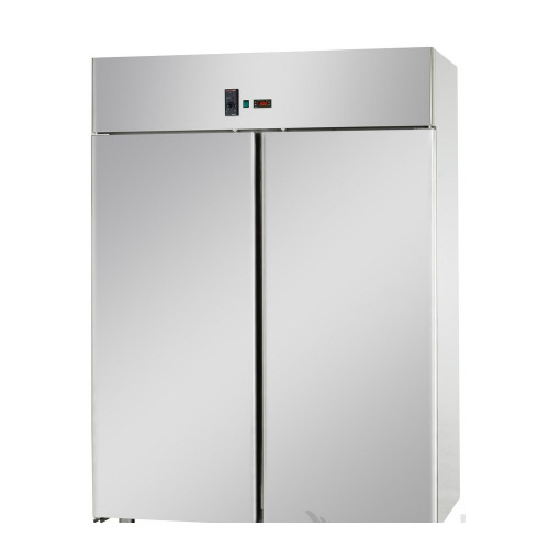 Холодильный шкаф статический GN 2/1 из нержавеющей стали, с 2 дверьми, с нормальной температурой, Tecnodom AF14EKOES