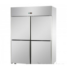 Dulap frigorific static GN 2/1, cu 4 uși mici, din oțel inoxidabil , cu  temperatură normală, Tecnodom A414EKOES
