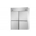 Холодильный шкаф GN 2/1 , из нержавеющей стали, с 4 маленькими дверьми, с двойной температурой (NT + NT) , Tecnodom  A414EKOPP