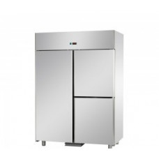3 doors double temperature (NT + NT) Stainless Steel GN 2/1 Refrigerated Cabinet ,Tecnodom A314EKOPP