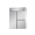 3  doors double temperature (LT + LT) Stainless Steel GN 2/1 Refrigerated Cabinet with 2 Neon lights inside ,Tecnodom A314EKONN