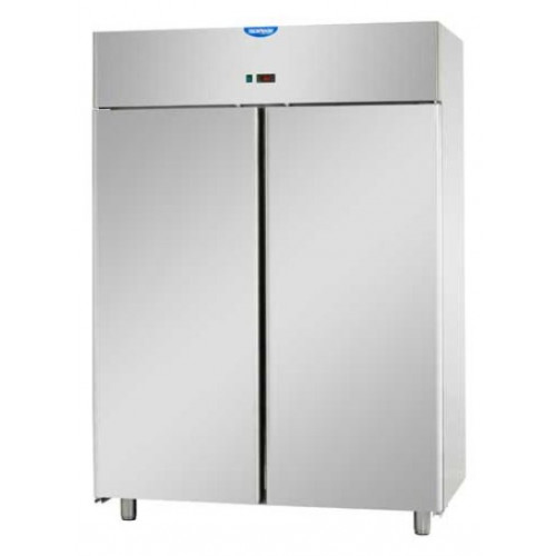 2 doors Normal Temperature Stainless Steel GN 2/1 Refrigerated Cabinet ,Tecnodom AF14ISOMTN