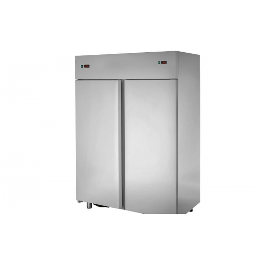 Холодильный шкаф GN 2/1 , из нержавеющей стали, с двойной температурой (NT + LT) , с 2 дверьми, Tecnodom AF14ISOPN