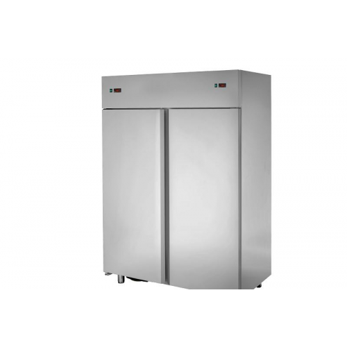 Холодильный шкаф GN 2/1 , из нержавеющей стали, с двойной температурой (LT + LT) , с 2 дверьми, Tecnodom AF14ISONN