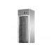 Холодильный шкаф 600x400, из нержавеющей стали ,с стеклянной дверью, с нормальной температурой, для кондитерских изделий , с 1 неоновой лампой внутри, Tecnodom AF07MIDMTNPSPV