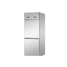 2 half doors Normal Temperature Stainless Steel GN 2/1 Static Cabinet , Tecnodom A207MIDES