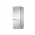 Dulap frigorific static din oțel inoxidabil ,GN 2/1, cu 2 uși mici,  cu temperatură normală, Tecnodom A207MIDES
