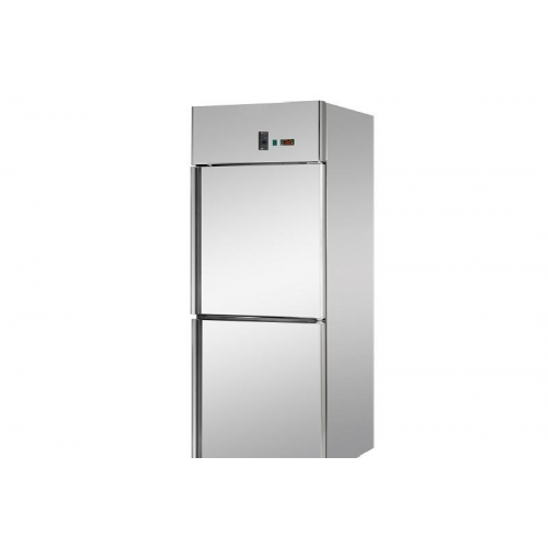 Холодильный шкаф GN 2/1, Статический , из нержавеющей стали , с 2 маленькими дверьми, с нормальной температурой, для мяса,Tecnodom A207MIDESAC