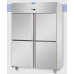 Холодильный шкаф GN 2/1 , из нержавеющей стали , с 4 маленькими дверьми, с нормальной температурой, Tecnodom A414MIDMTN