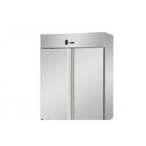 Холодильный шкаф GN 2/1, из нержавеющей стали, с 2 дверьми, с нормальной температурой, для рыбы, Tecnodom AF14MIDMTNFH