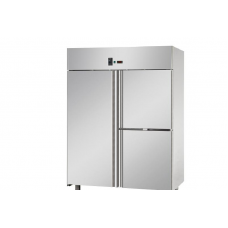 Холодильный шкаф GN 2/1, из нержавеющей стали, с 3 дверьми, с нормальной температурой, для рыбы, Tecnodom A314MIDMTNFH
