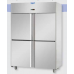 Dulap frigorific din oțel inoxidabil ,GN 600x400, cu 4 uși mici, cu temperatură joasă, cu pentru patiserie Tecnodom A414MIDMBTPS