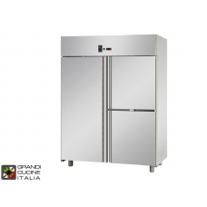 Dulap frigorific static din oțel inoxidabil ,GN 2/1, cu 3 uși  , cu temperatură normală, pentru carne Tecnodom A314MIDESAC