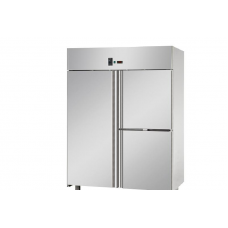 3 doors double temperature (NT + NT) Stainless Steel GN 2/1 Refrigerated Cabinet  ,Tecnodom A314MIDPP